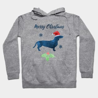 Christmas Dachshund Art Hoodie